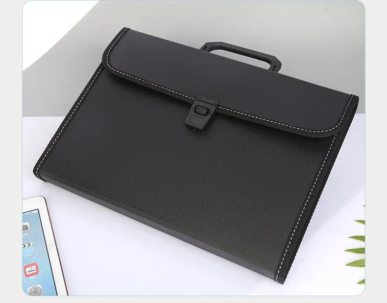 Accordion File Organizer With Durable Handle 4