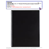 FSC® Mix 8.5" x 11" Remark 5-subject Notebook 100