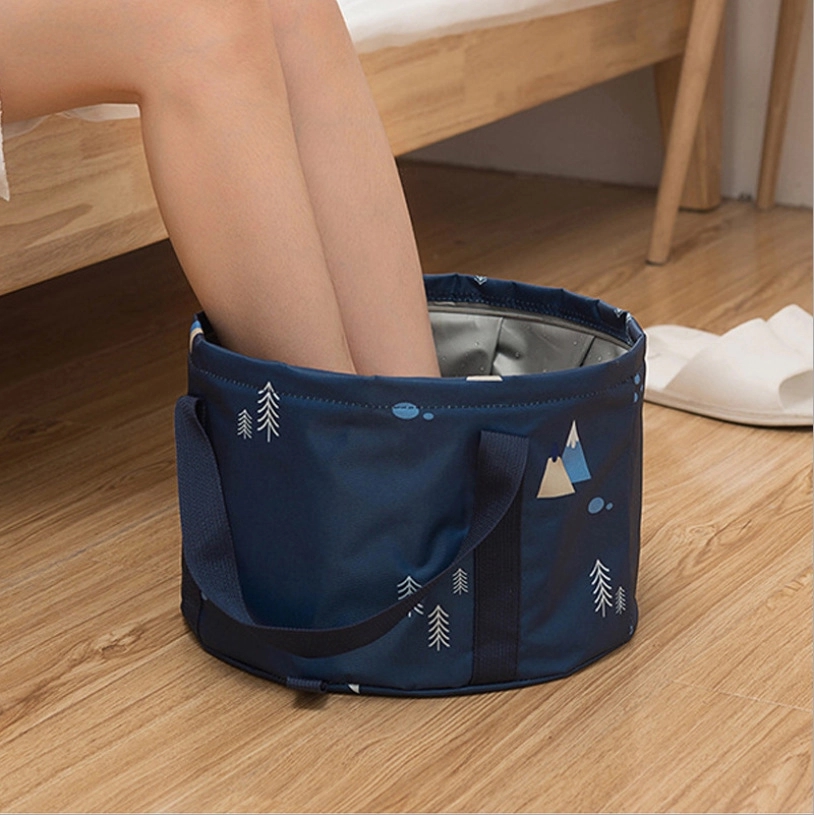 Outdoor Collapsible Bucket with Carring Pouch 2