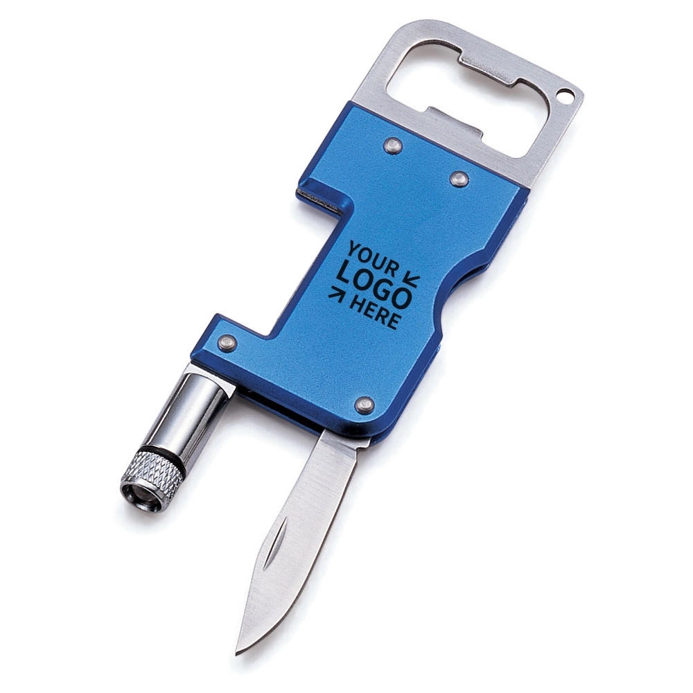 Mutifuncation Tool Bottle Opener with Led Knife 3