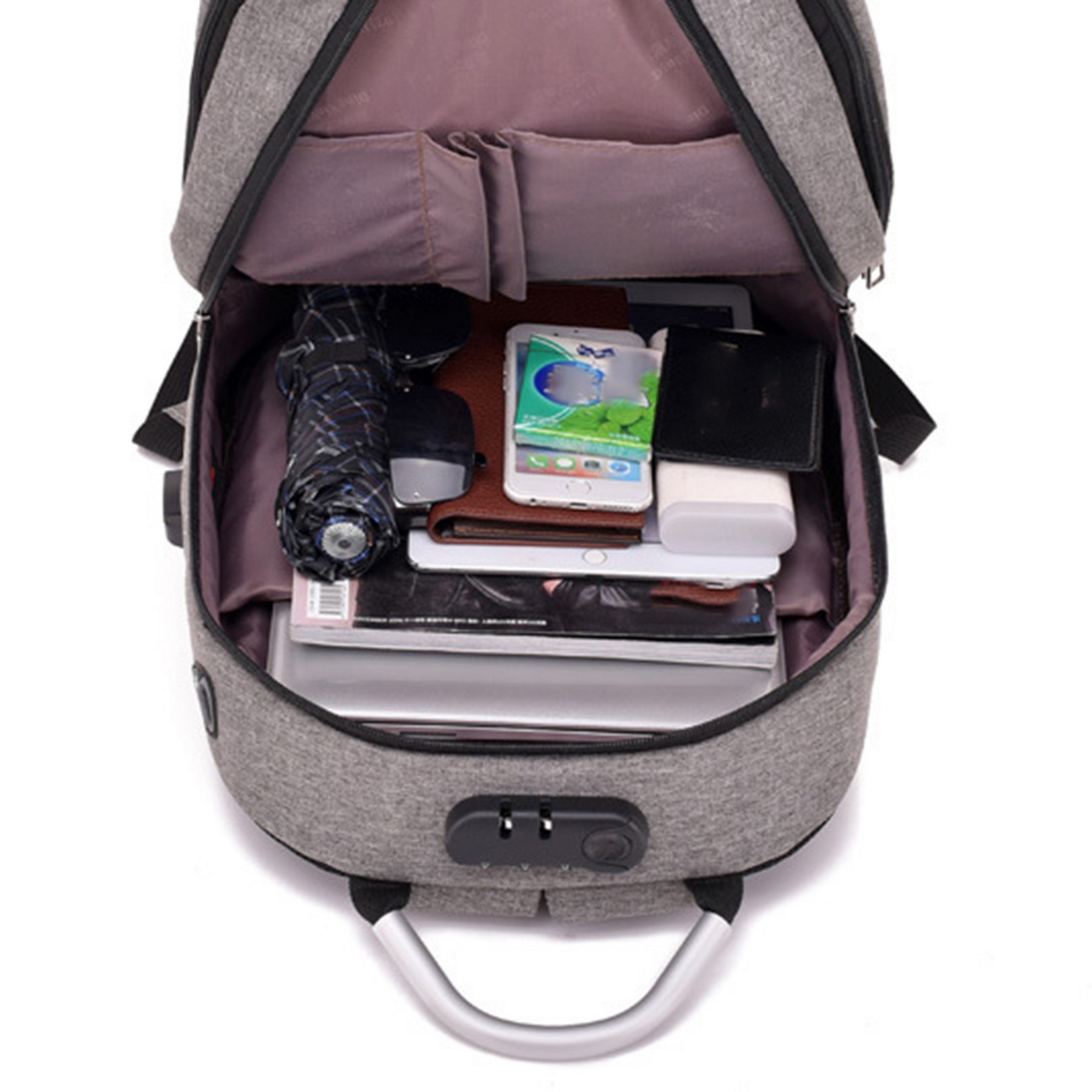 Fashion Code Lock Business Backpack 6