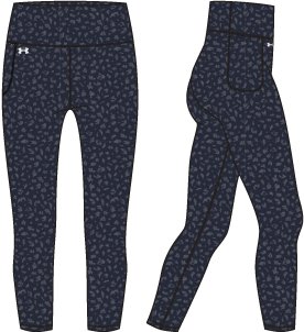 UA Motion Gloss Print Women's Leggings 4