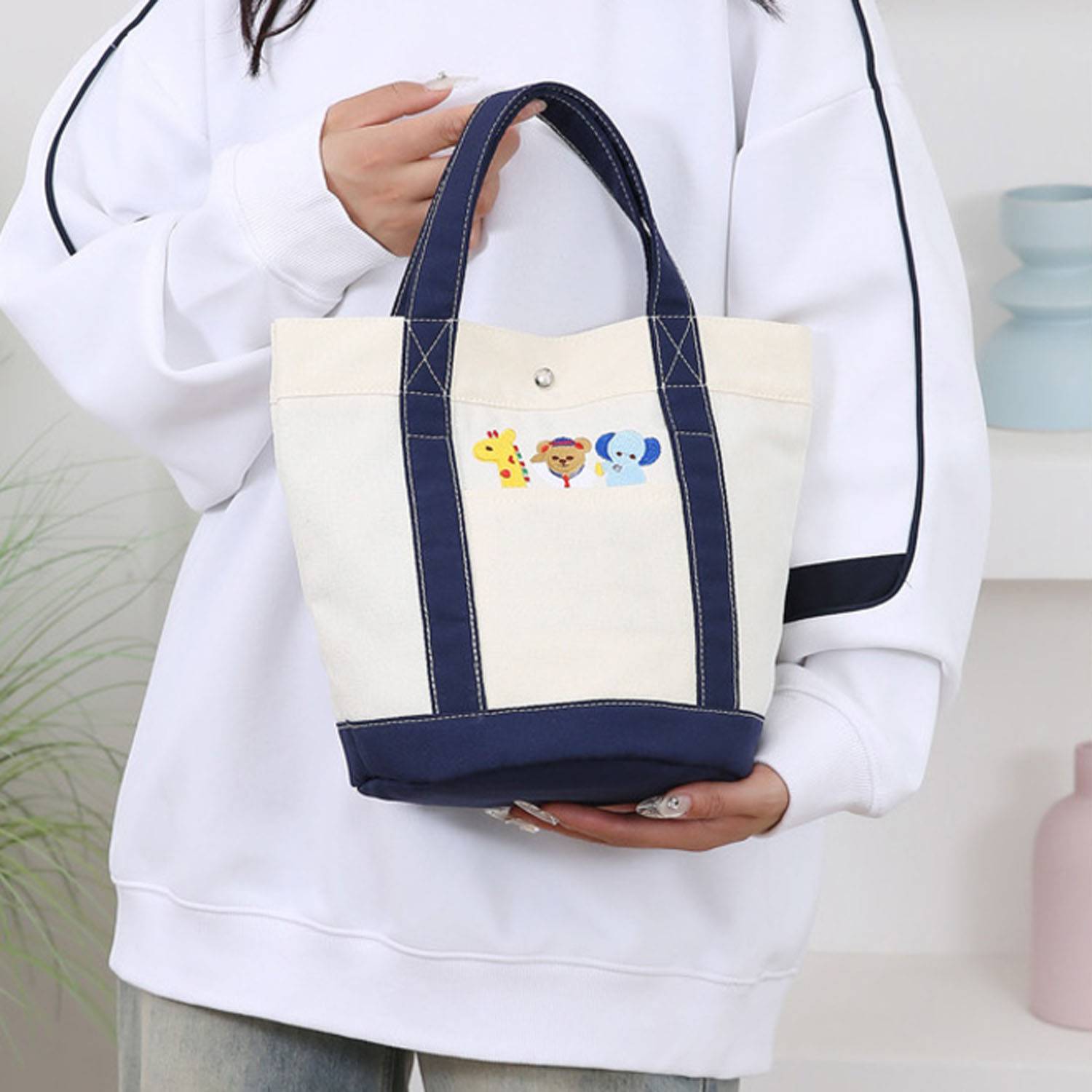 Canvas Tote Bag, custom tote bag with logo imprint 7