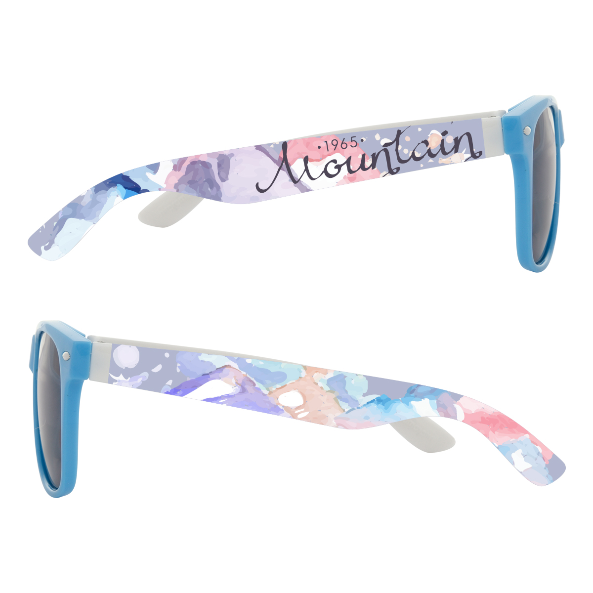 Full Color Colorblock Malibu Sunglasses 38