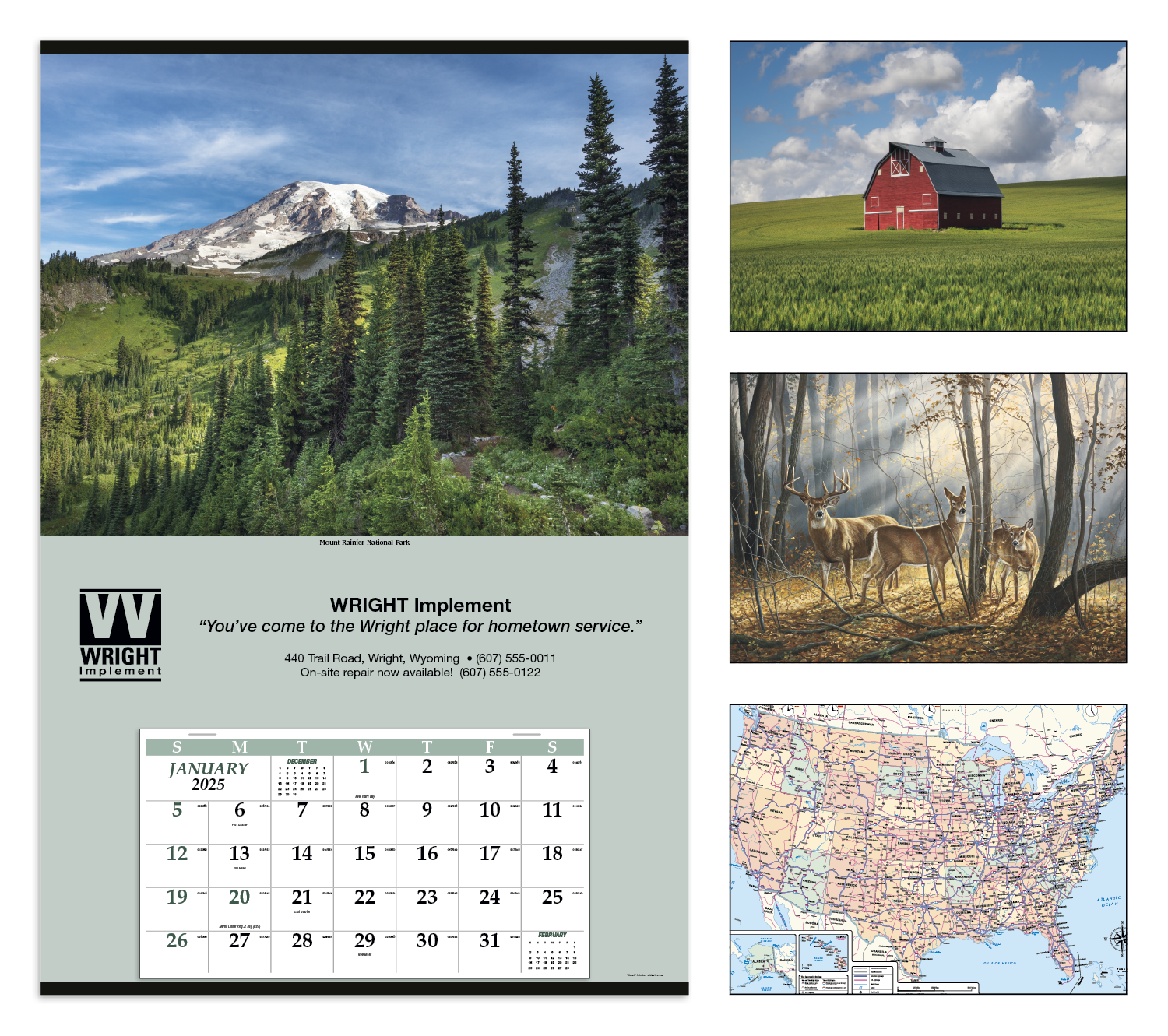 Triumph® Calendars Jumbo Hanger (12-Month) Calendar 46