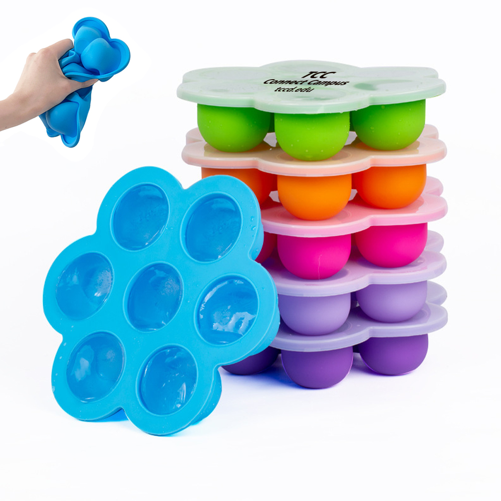 Custom 7 Holes Silicone Baby Food Storage 2