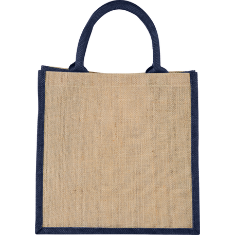 Medium Jute Gift Tote, custom tote bag with logo imprint 6