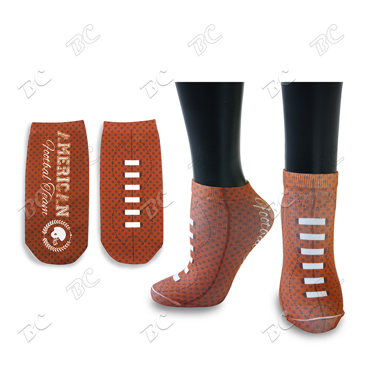 8" Full Color Kids No Show Tube Socks 6