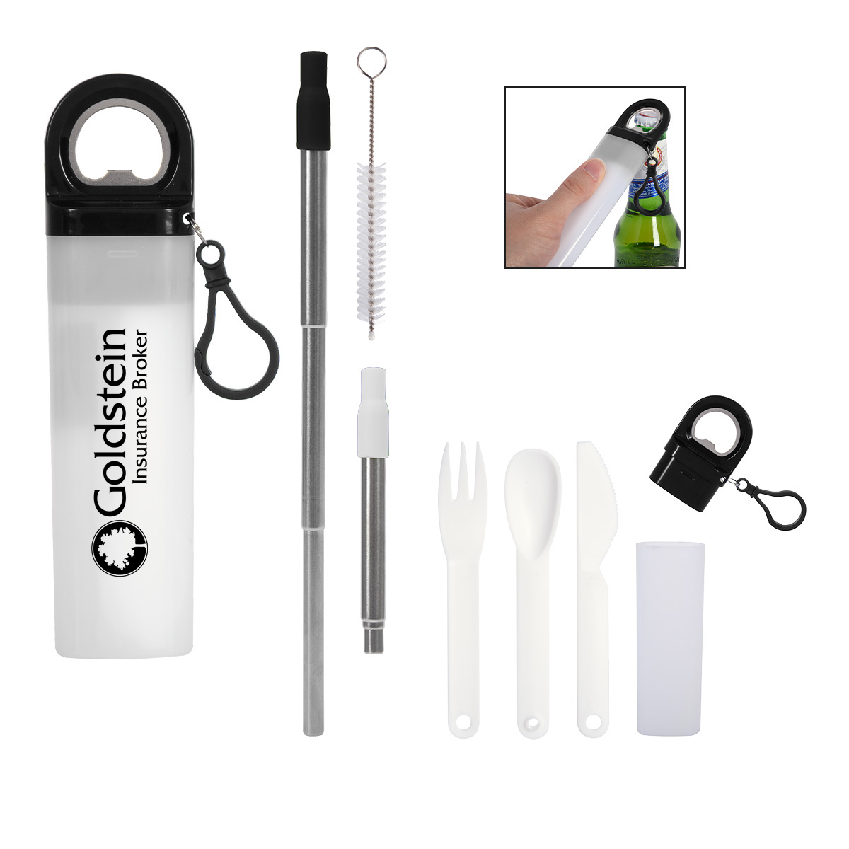 SIP AND SNACK REUSABLE KIT 6