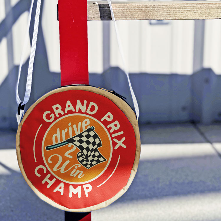 Rhythm Round Full Color Crossbody Bag - Made in the USA 8