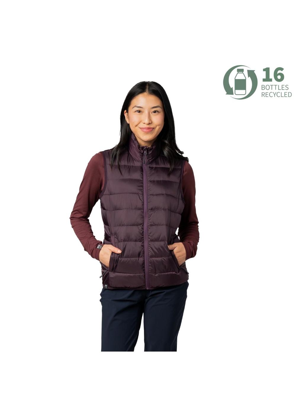 Storm Creek Women's Pacific Puffer 100 GSM Insulated Faux Down Packable Quilted Vest 1