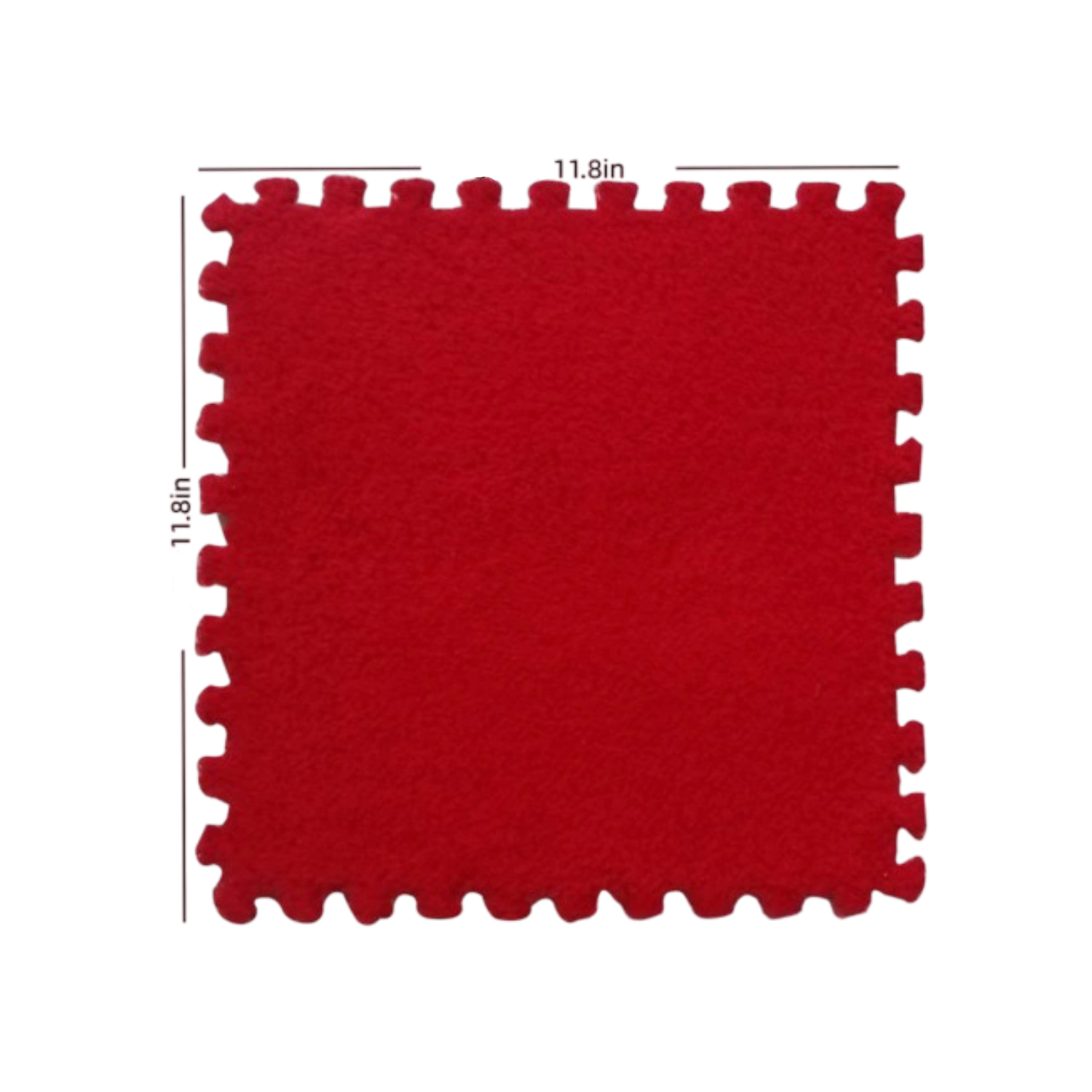 Suede Stitching Floor Mat 4