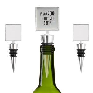 Versatile Rectangle Medal Wine Stopper Durable Cork 7