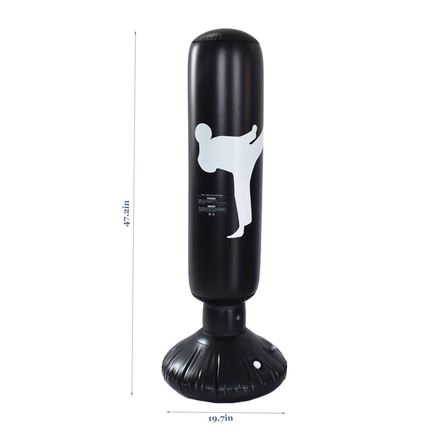 Inflatable Punching Bag - Freestanding Stress Relief Toy 8