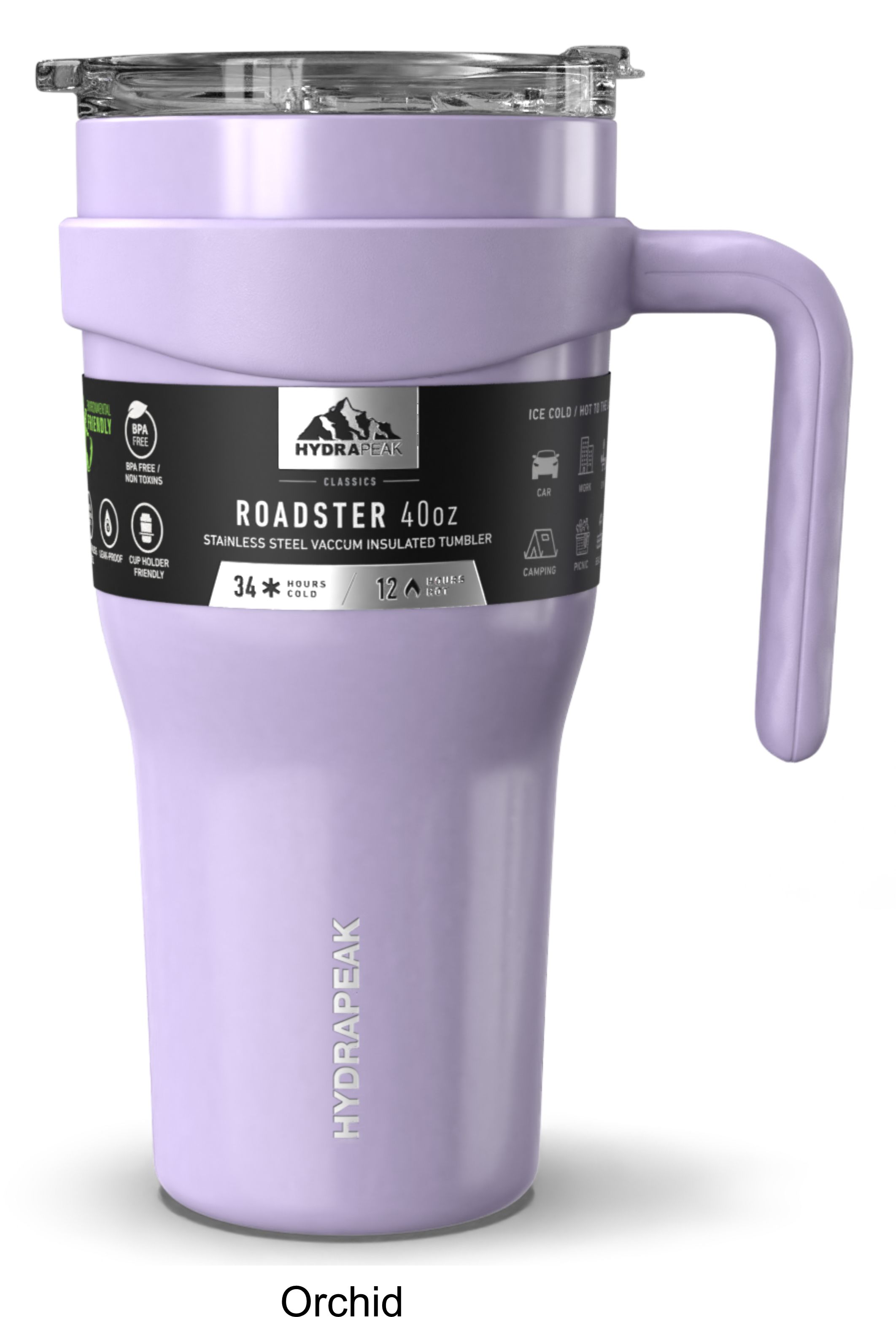 40 oz Hydrapeak Roadster Tumbler LIFETIME WARRANTY! 3
