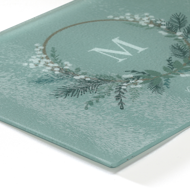 Holiday Monogram Rectangle Cutting Board 3