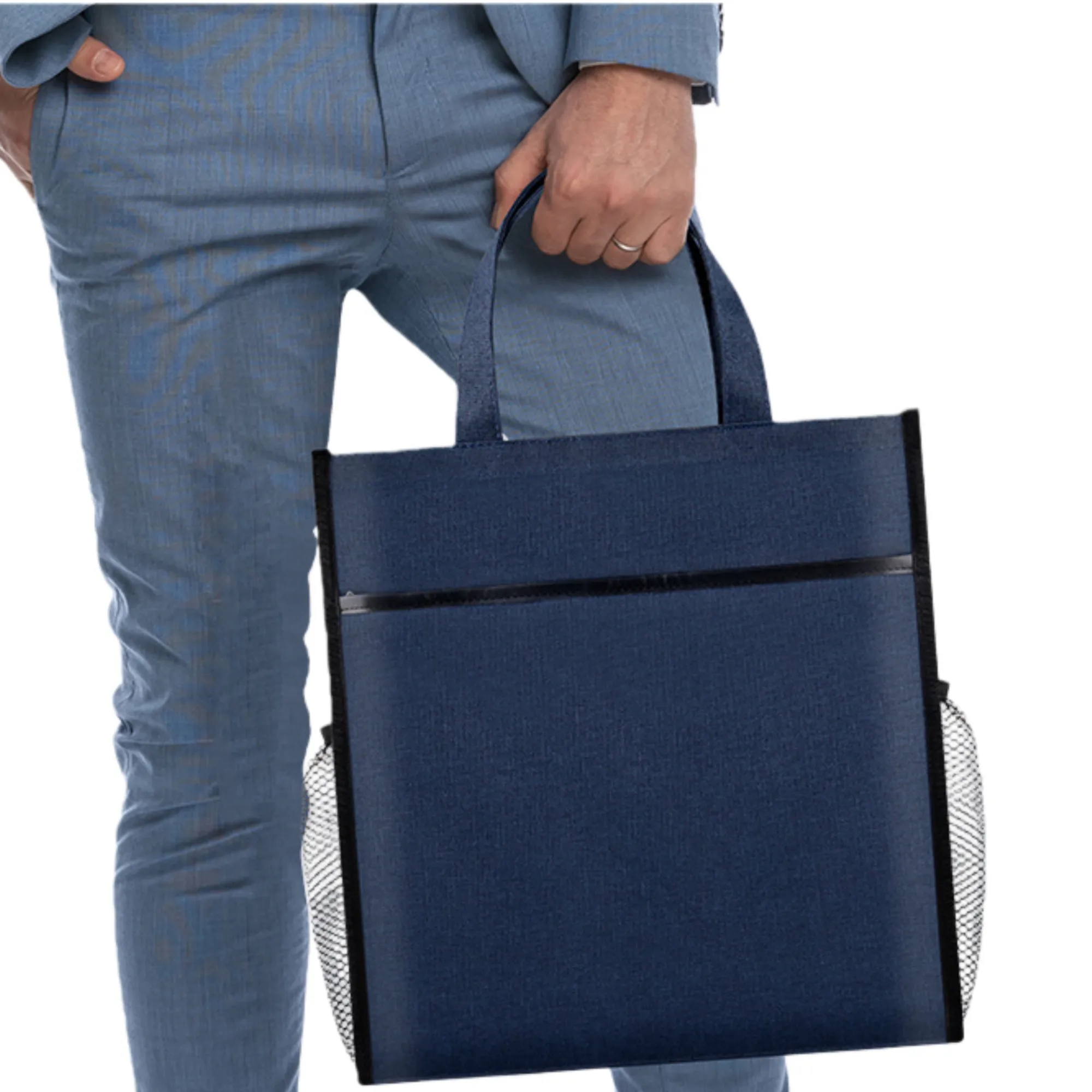 Mens Oxford Fabric Briefcase Custom Logo Office Bag 2