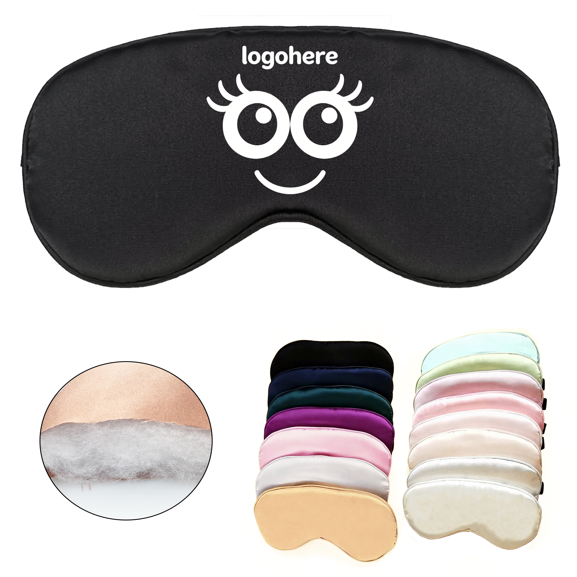 Personalized Double Sided Silk Sleep Mask 2