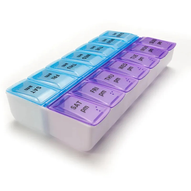 7 Days AM PM Weekly Pill Organizer Box 5