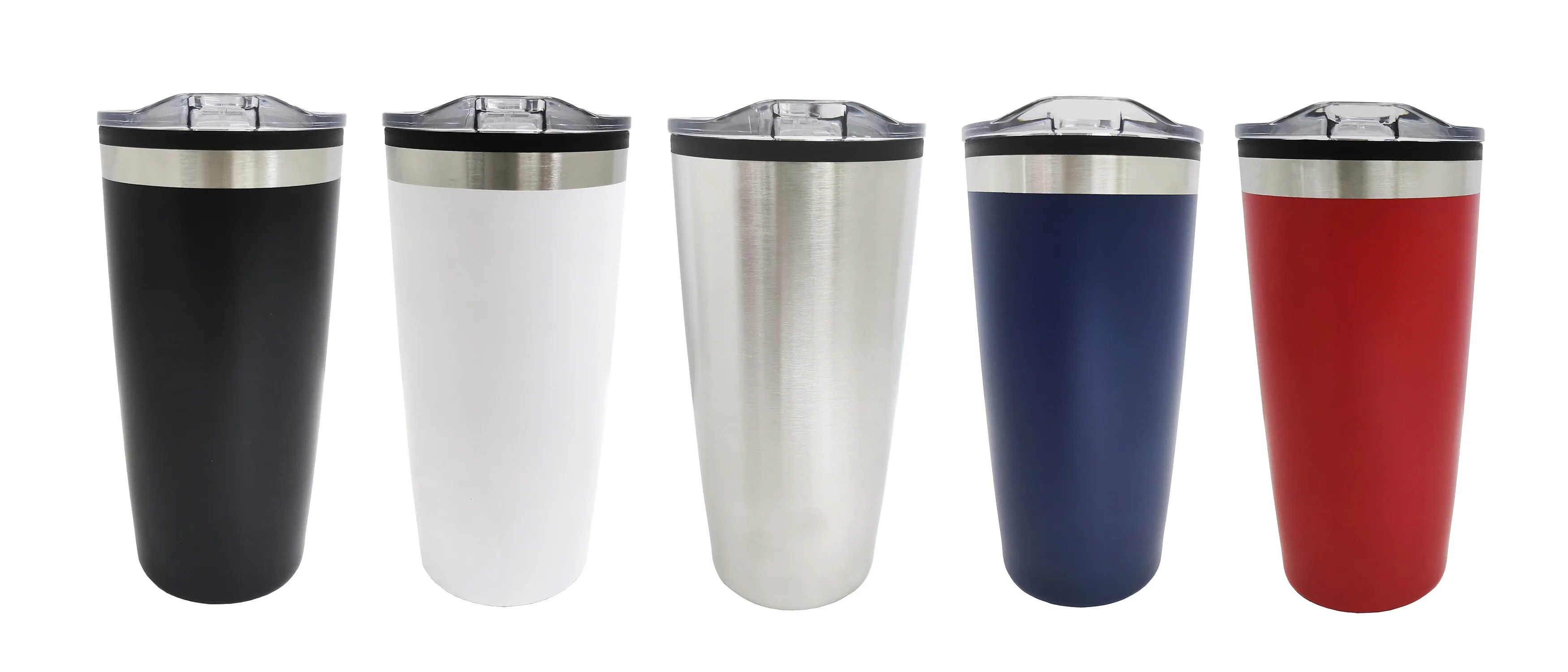 20oz SS Double Wall Tumbler Metal Outside with Plastic Liner 8