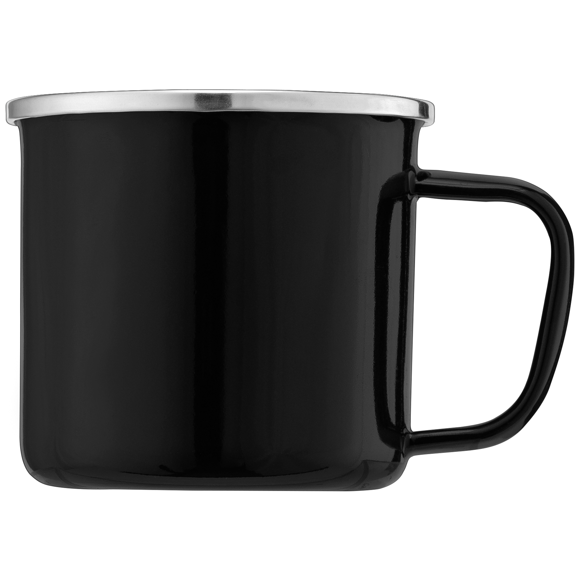Wyoming - 13 oz. Enamel-Coated Campfire Mug with Stainless Rim 4