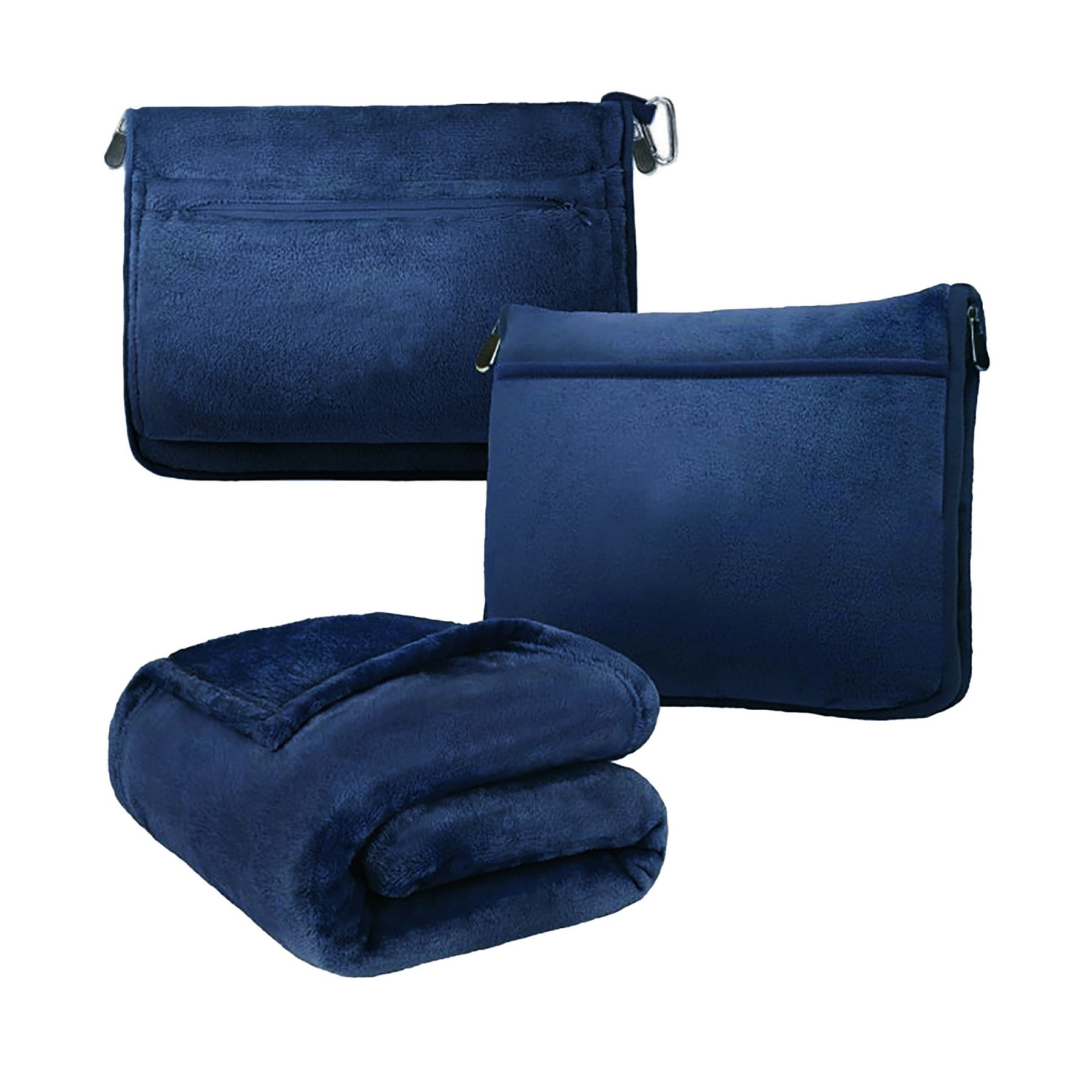 2-in-1 Flannel Travel Blanket 7