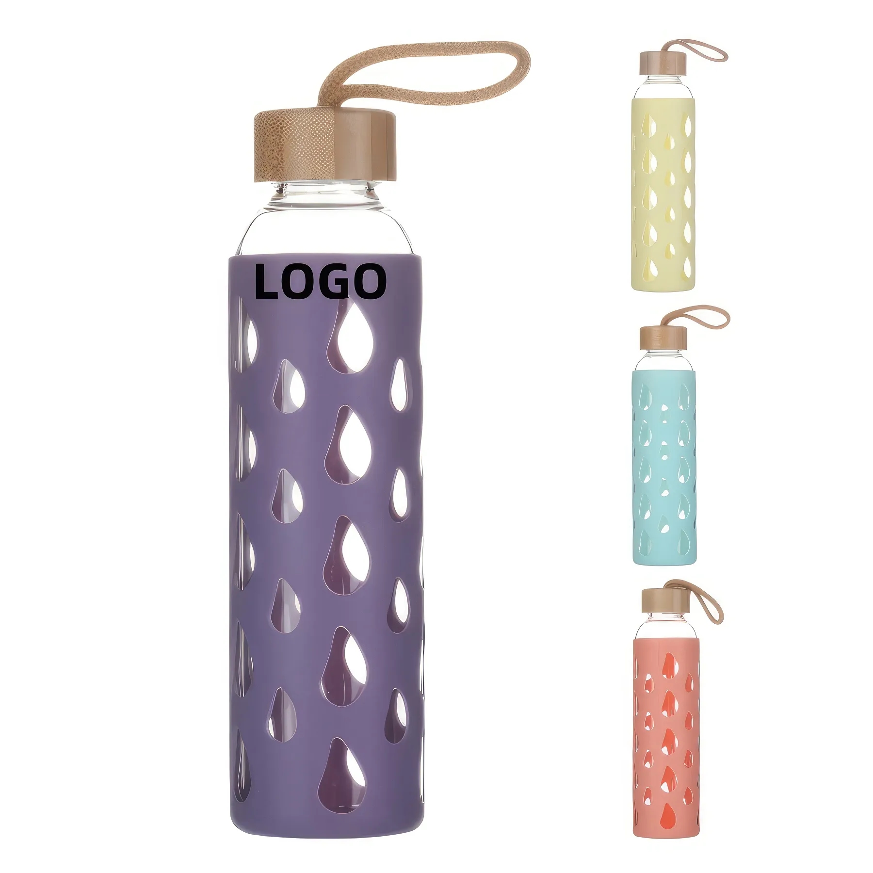 High-strength Borosilicate Glass Water Bottle 5