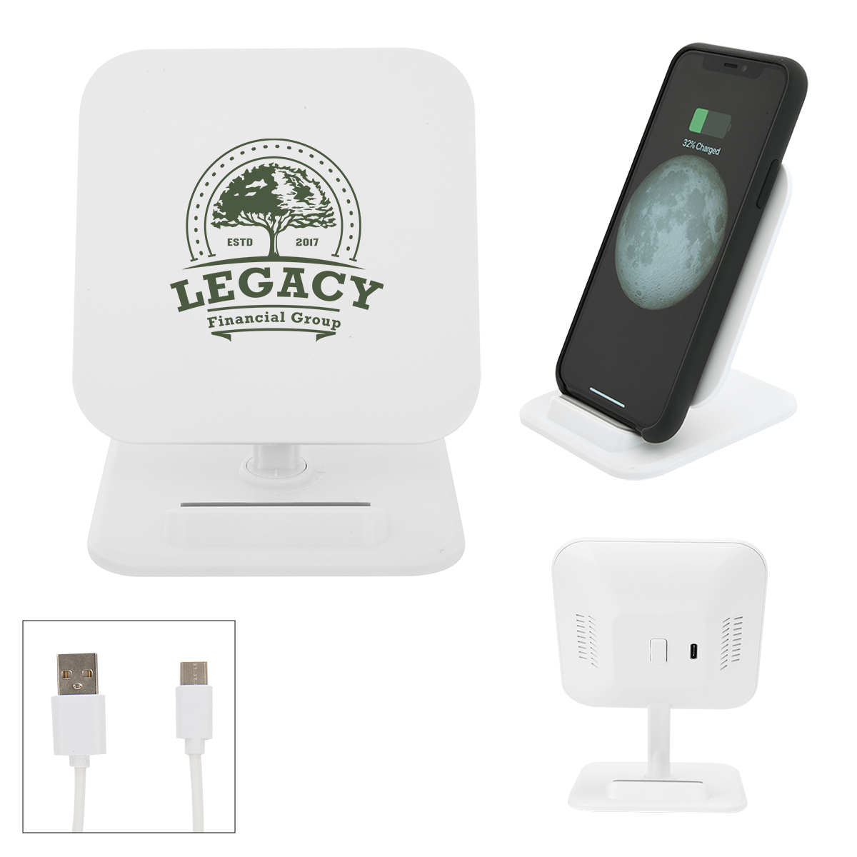 Wireless Charging Pad Phone Stand 2.0 4