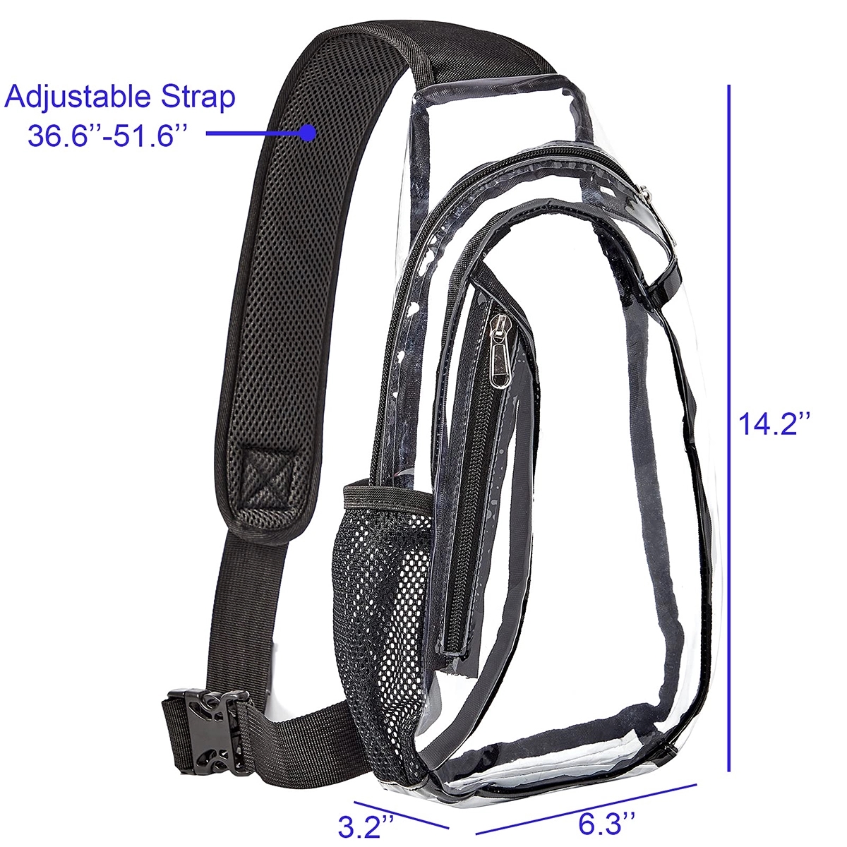 Clear Sling Crossbody Bag 3