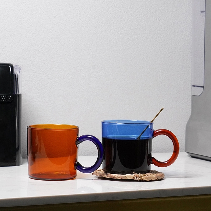 Custom 8 OZ. Glass Tea Coffee Mug & Office Drink Gift Cup 5