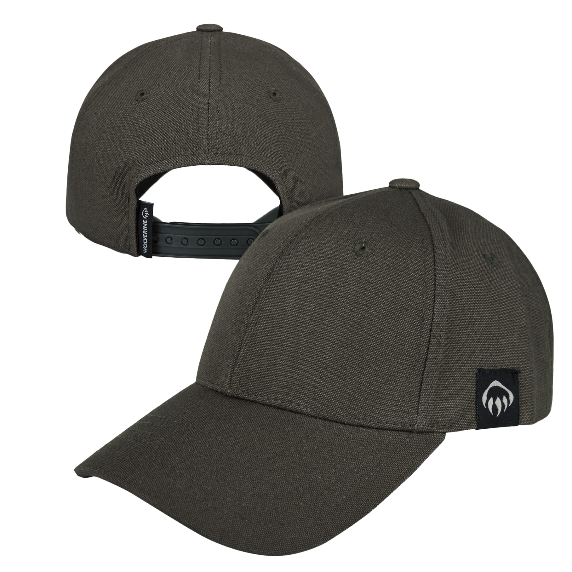 Wolverine Grey Claw Label 6 Panel Cap 37
