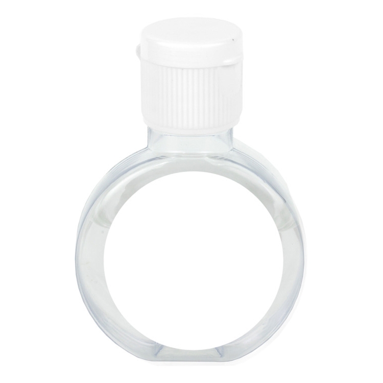 "CirPal" 1 oz Compact Hand Sanitizer Antibacterial Gel in Round Flip-Top Squeeze Bottle 1