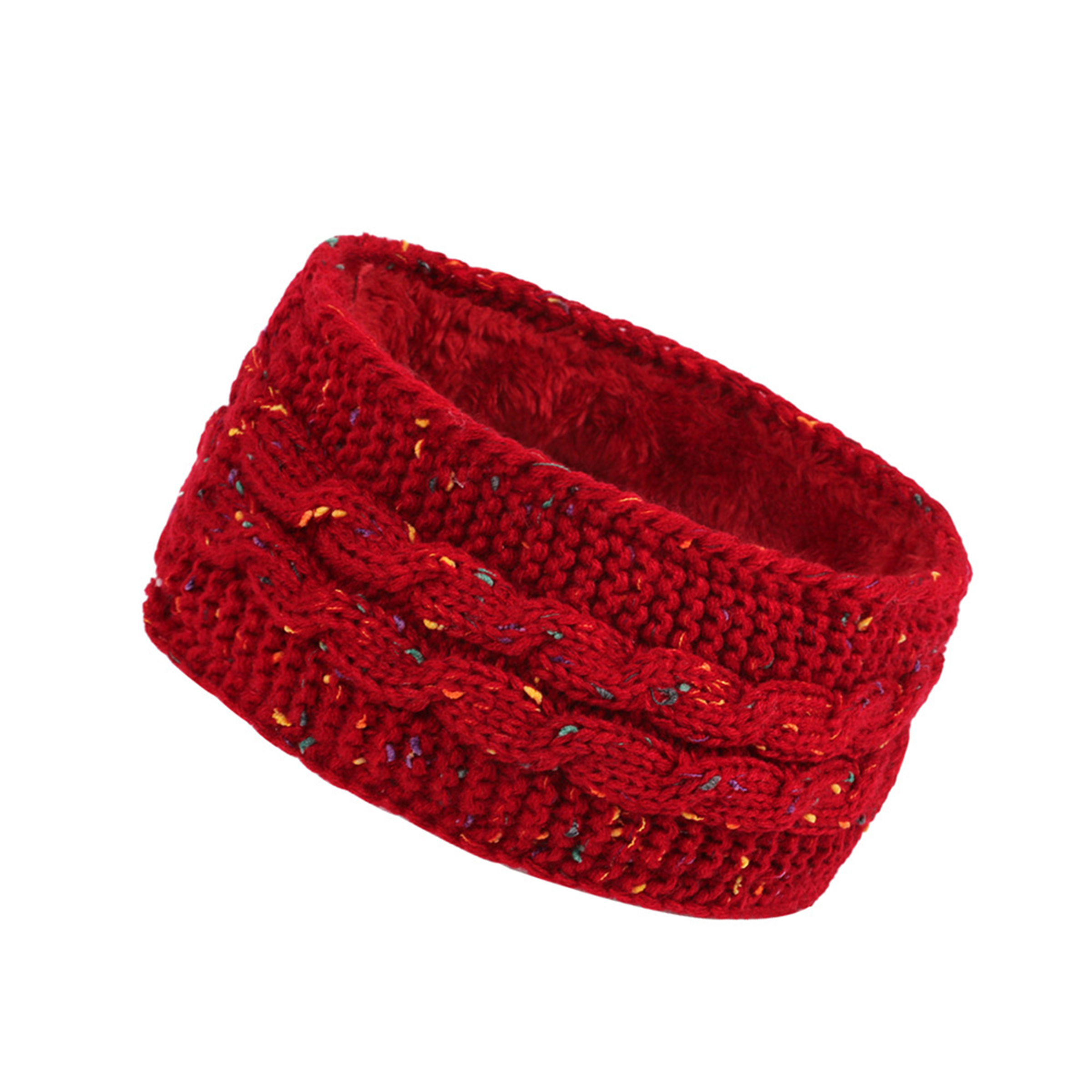 Acrylic Winter Velvet Knit Sports Headband 8