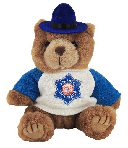 8" Trooper Bear with full color imprint 2
