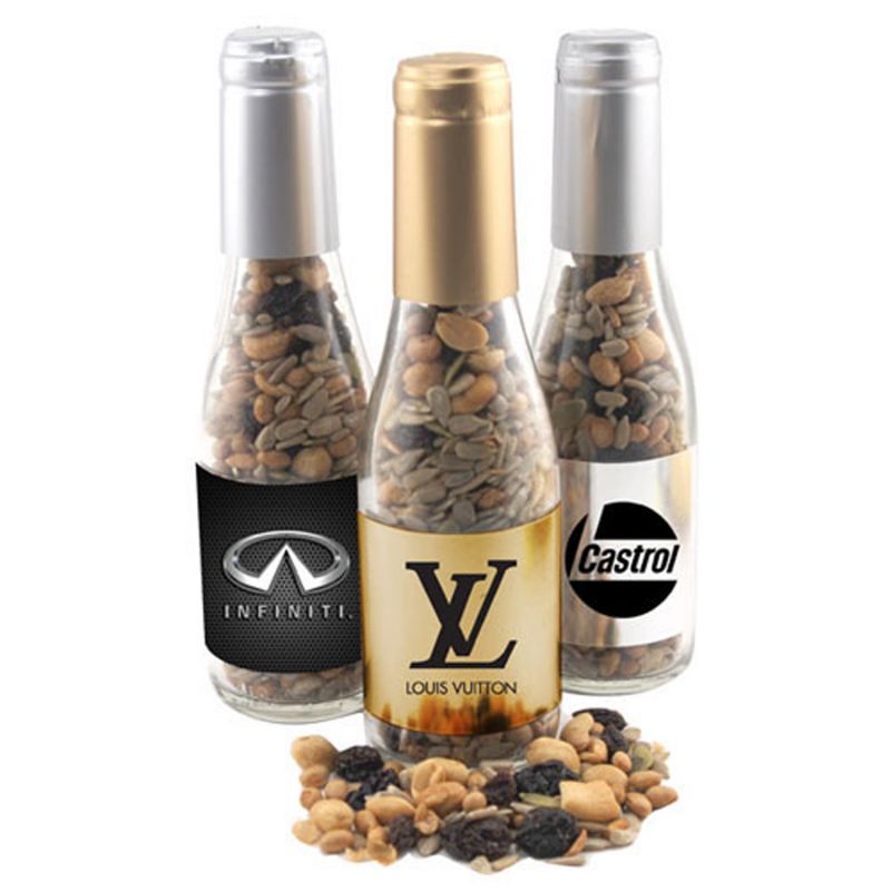 Champagne Bottle with Trail Mix 1