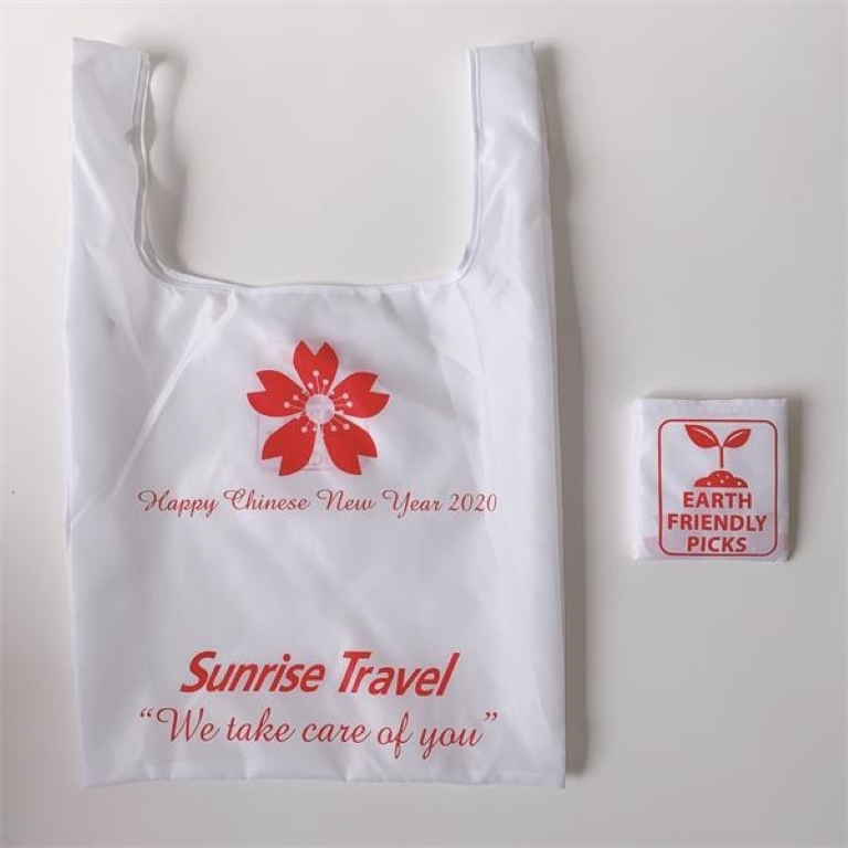 Polyester creative folding shopping gift bag 1
