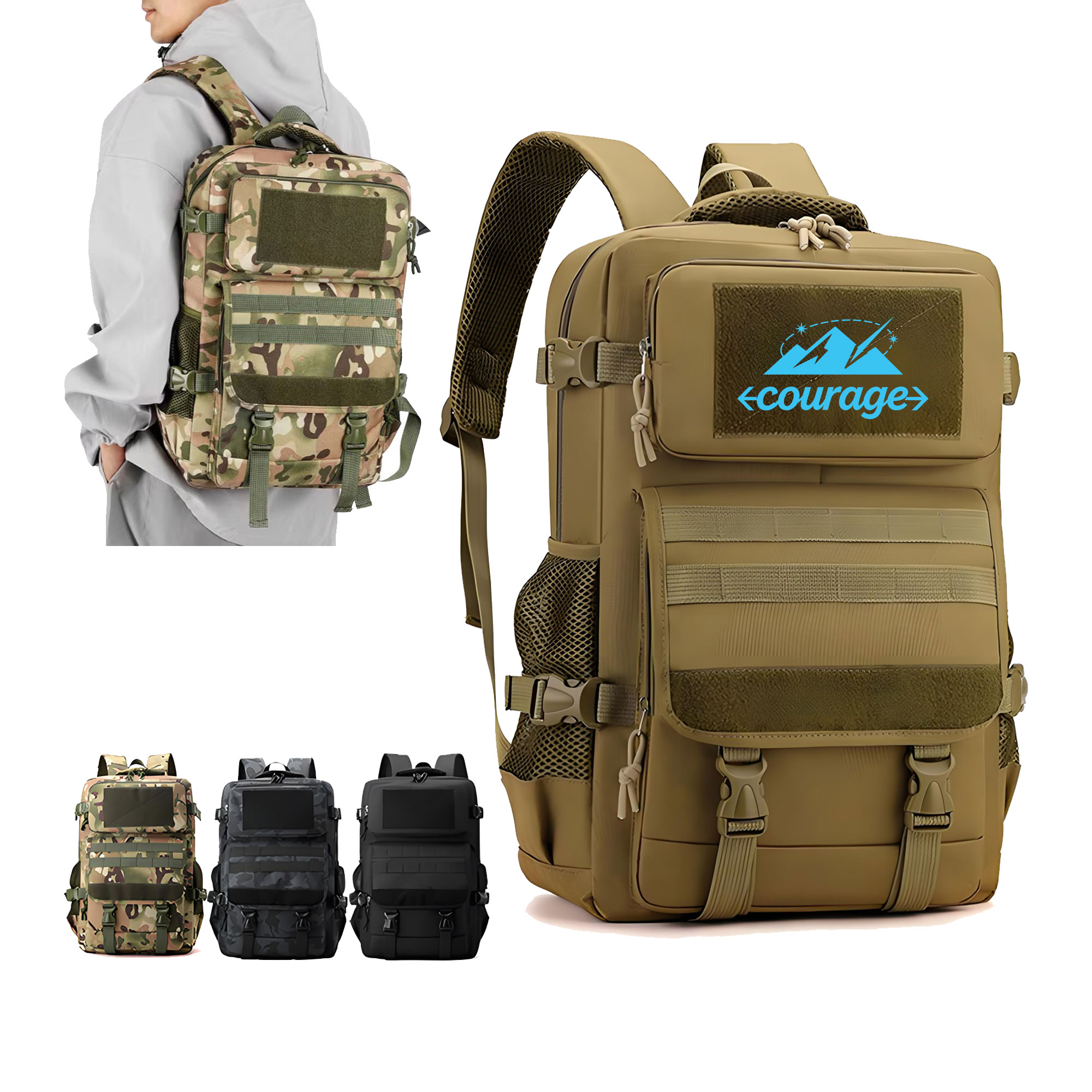 Large Capacity Tactical Backpack 7