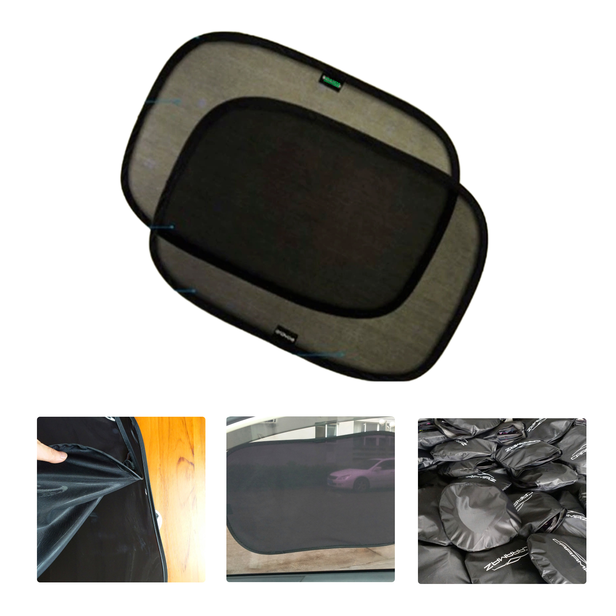 MOQ 50 PVC Static Cling Sunshade Side Window for Cars 2
