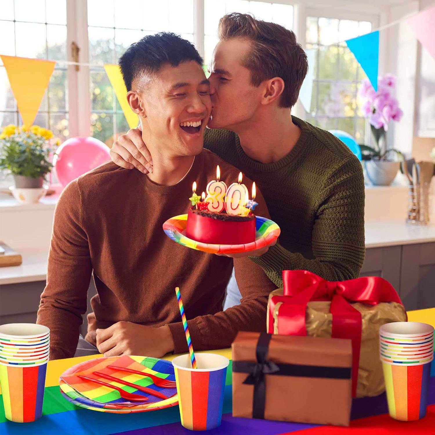 Rainbow Plates 6
