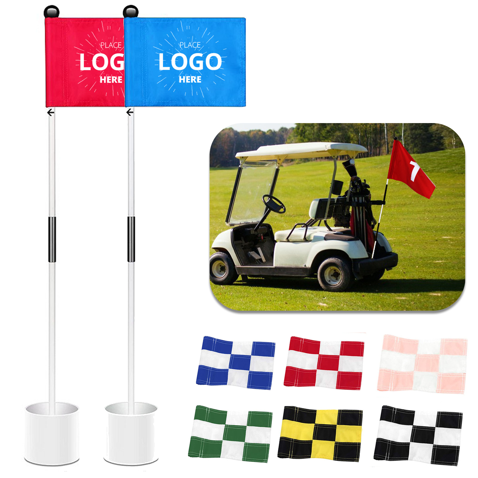 Practice Putting Green Flags for Yard 2