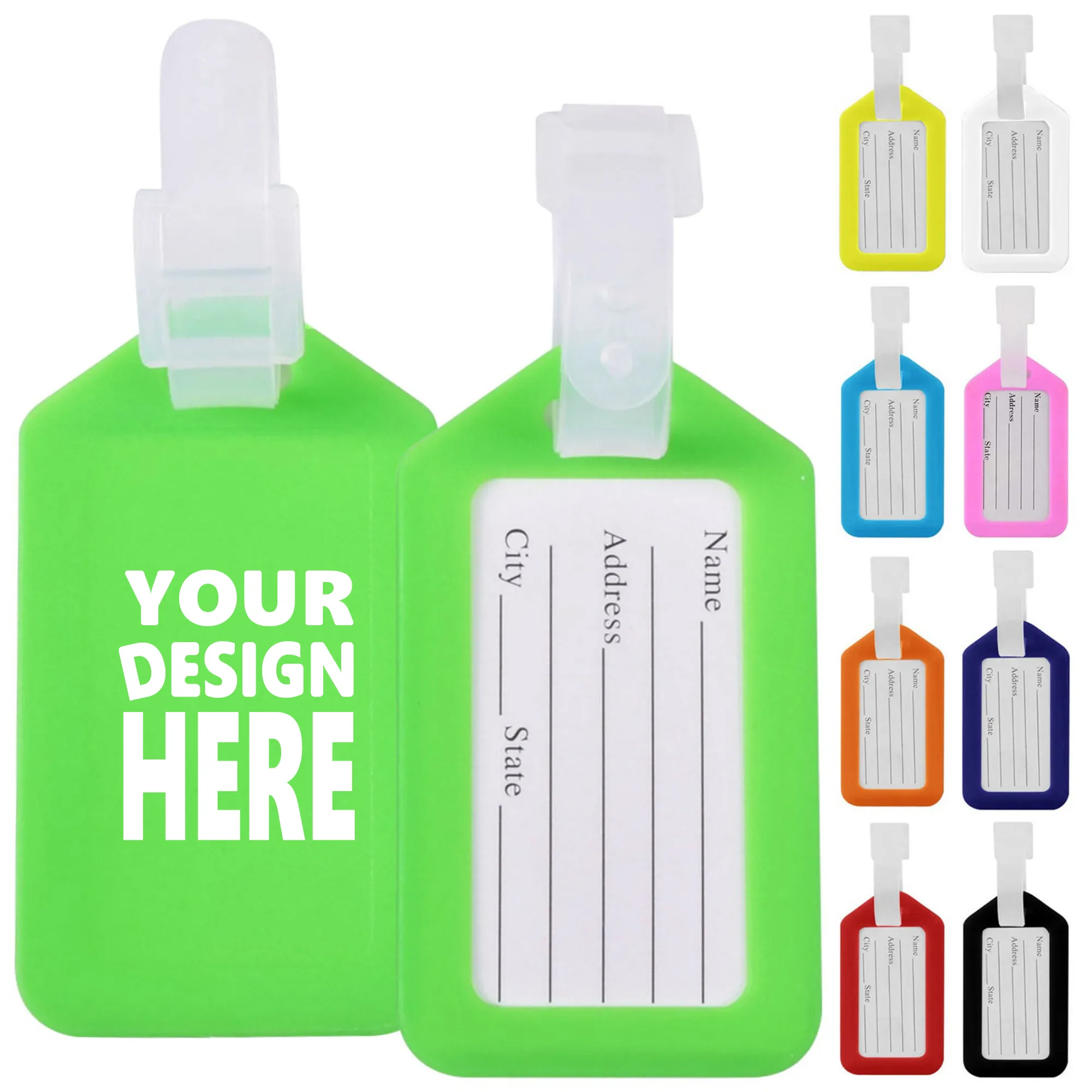 Waterproof Luggage Tags With Lanyard 2