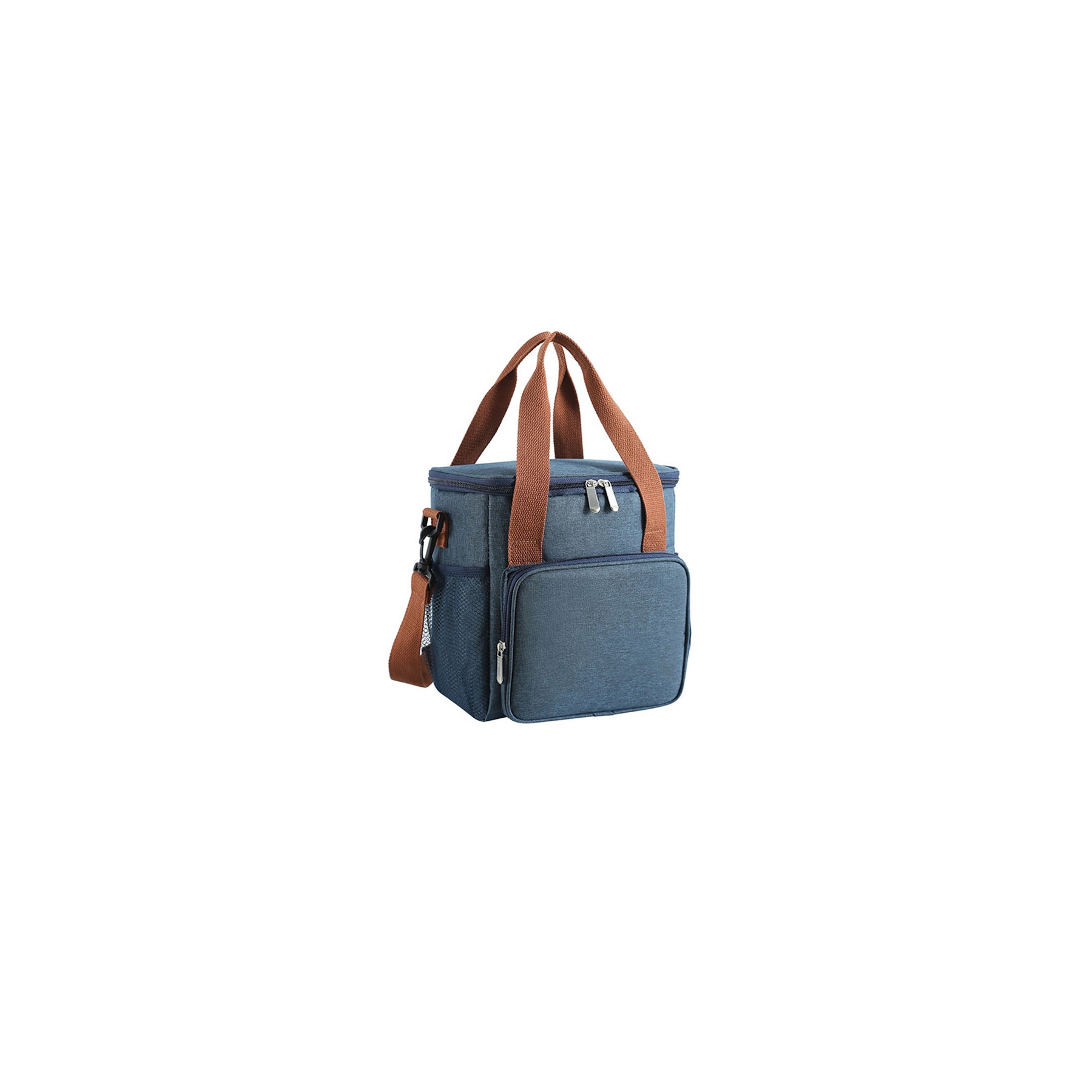 Insulated Zipper Top Cooler Tote 4