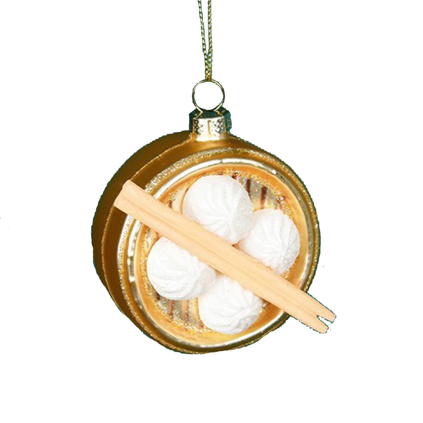 Glass Christmas tree vegetables and fruits hanging ornaments 7
