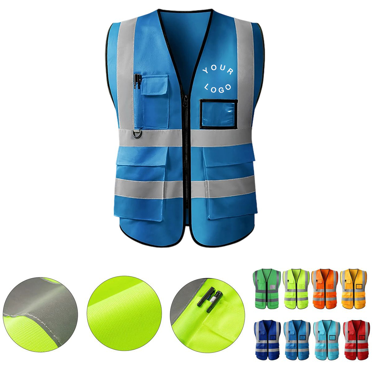 Reflective Safety Vest For Construction Or Traffic 2