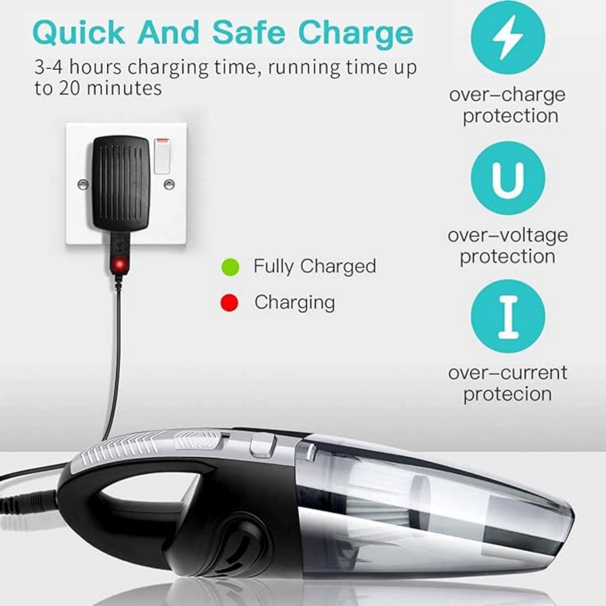4 In 1 Handheld Vacuum Cleaner Cordless 6