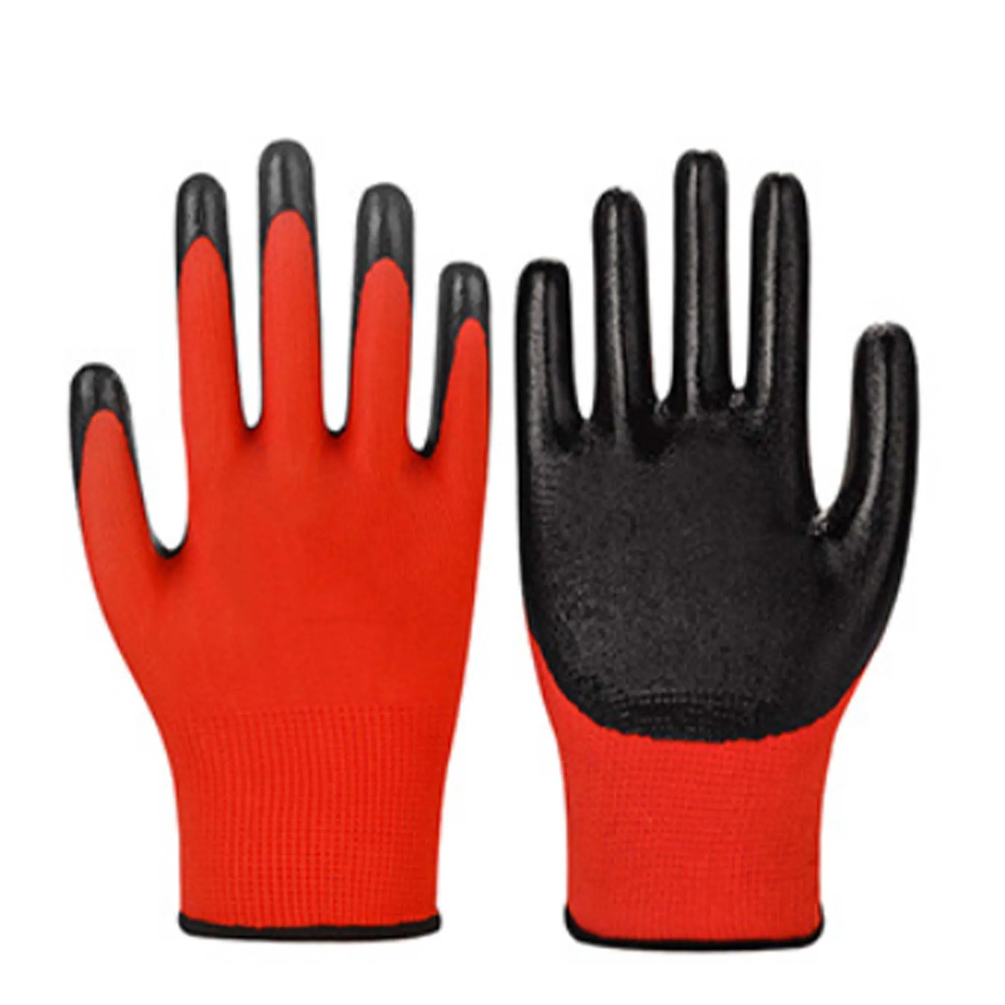 Nitrile Coated Latex Work Gloves 2