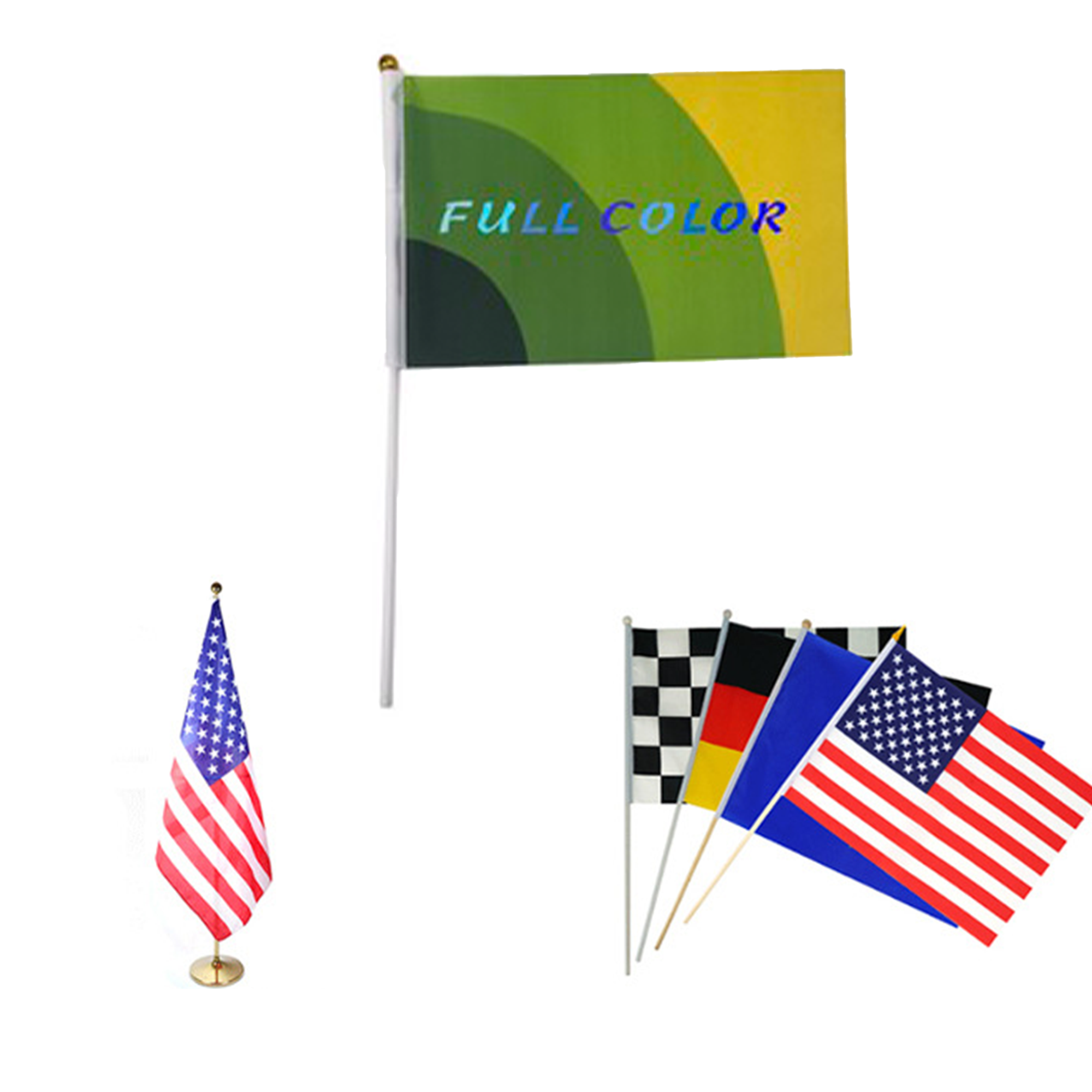 Custom Hand Held Flags 3