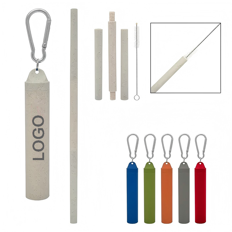 Buildable Wheat Straw Kit W/ Carabiner 8