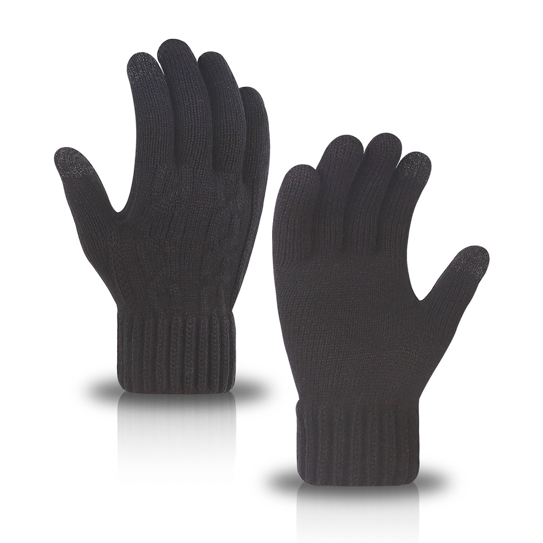 Knitted Fleece-Lined Gloves 10