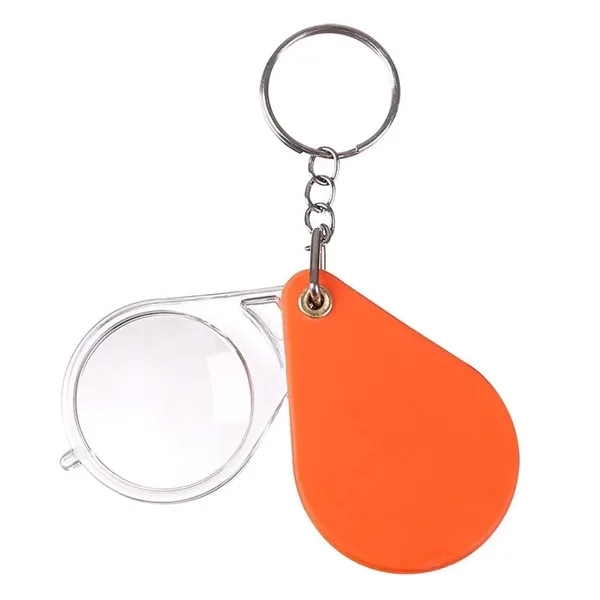 Foldable ABS Magnifier with Keychain 1